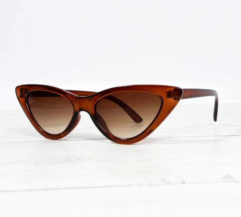 Brown Cat Eye Sunglasses